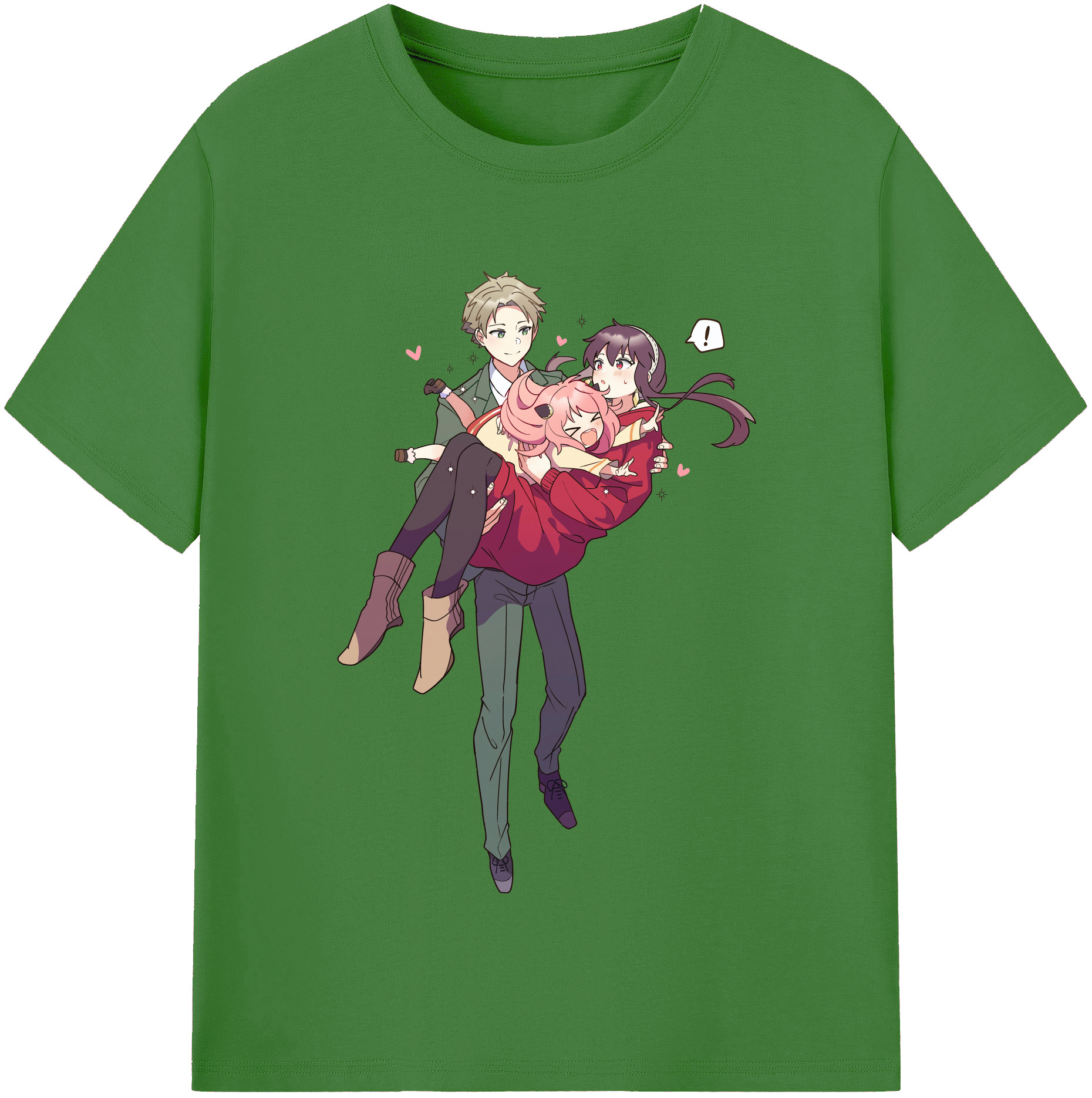 （画像用） SPY×FAMILY间谍家家酒 レディースカジュアルプリントTシャツ（綿100％）